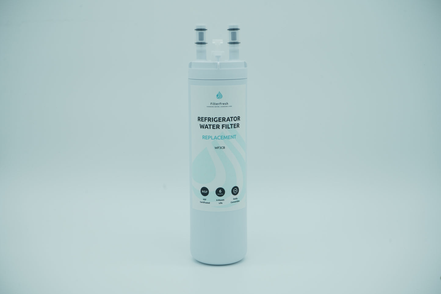 FilterFresh WF3CB Refrigerator Water Filter Replacement for Frigidaire PureSource 3, 242017801, PS2369551 | 6-Month Life | 1 - Pack